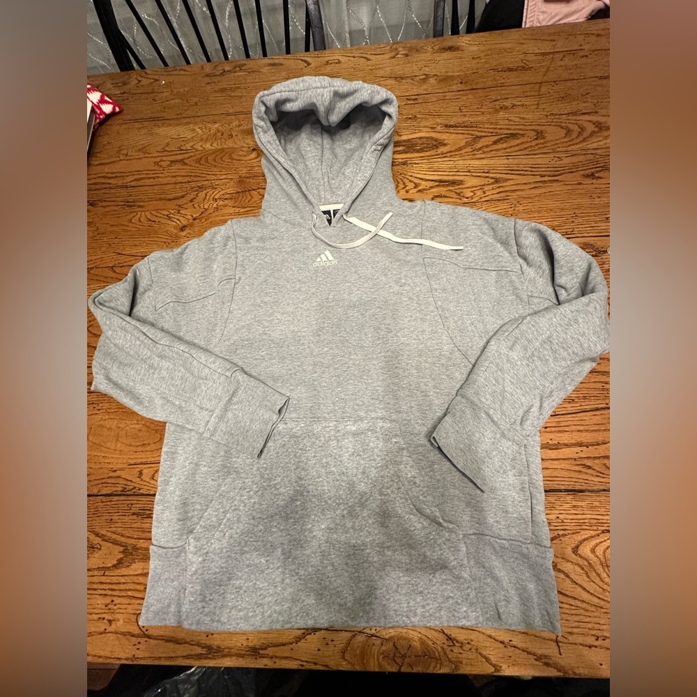 Adidas grey sweatshirt sz M